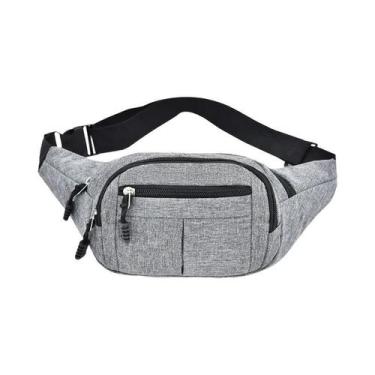 Imagem de Bolsa De Cintura Unissex Impermeável De Lona Para Esportes Ao Ar Livre