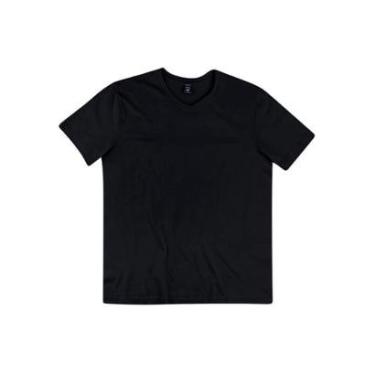 Imagem de Camiseta Hering Básica Manga Curtas Com Decote V Masculina-Masculino