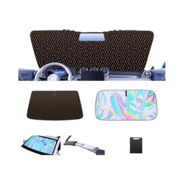 Imagem de Protetor Solar Para Para-brisa De Carro Dobrável De 5 Camadas Com Prot
