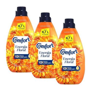 Imagem de Kit 3 Amaciantes Concentrados Comfort Hydra Sérum 1.5L cada