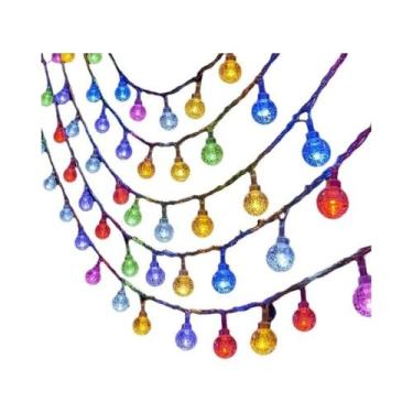 Imagem de Luzes De Cordão LED Em Forma De Bolha 1.5M-6M Alimentadas Por Bateria 