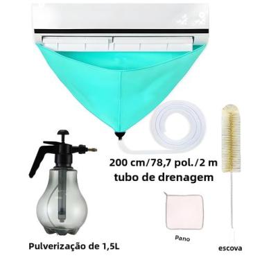 Imagem de Kit De Limpeza Para Ar Condicionado De Verão 90cm, Saco Impermeável Pa