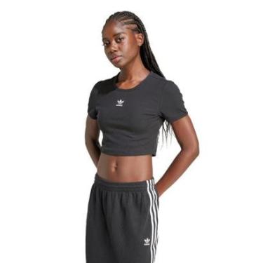 Imagem de Camiseta Canelada Essentials Adidas Feminina-Feminino