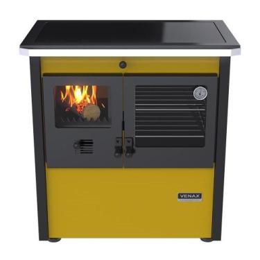 Imagem de Fogao a Lenha Venax n 1 Le Corbusier Amarelo