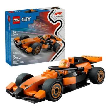 Imagem de Lego Cidade 60442 Piloto De F1 E Carro De Corrida Mclaren