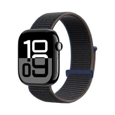 Imagem de Pulseira De Nylon Para Apple Watch 49mm 46mm 42mm 45mm 44mm 41mm, Brac