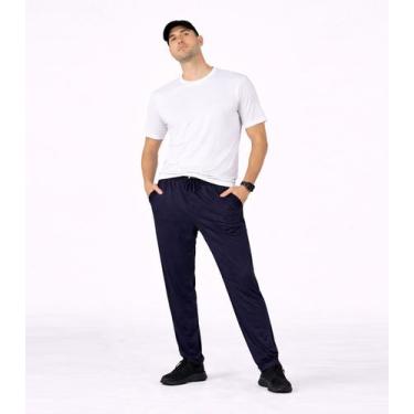 Imagem de Calça Masculina Helanca Com Bolsos Rota Da Onda Azul, P, Azul