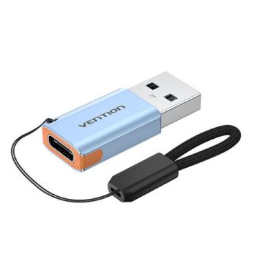 Imagem de Adaptador Otg Usb Tipo C 3.1 Fêmea Para Usb Macho Vention - Bbacomerci