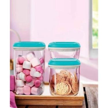Imagem de Modular Clear 3 peças Azul - TUPPERWARE