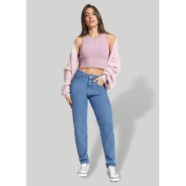 Imagem de Calça Jeans Slouchy Feminina Biotipo - 29259, Azul, 38