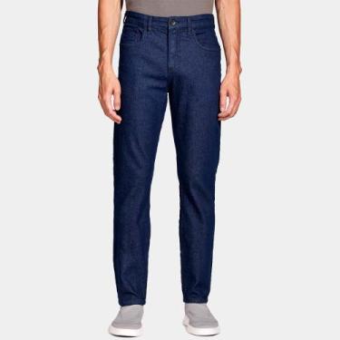 Imagem de Calça Jeans Aramis Slim Blue Am Kombat Pr26 Azul Masculino, 44