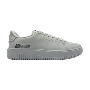 Imagem de Tênis olympikus eros com cadarço ref:43448165 masculino, Branco, 38