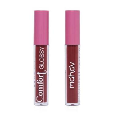 Imagem de Gloss labial comfort glossy cor canela mahav