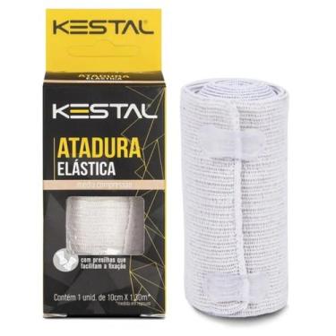 Imagem de Atadura Elástica Natural 10x130cm Kso102 Kestal, Branco