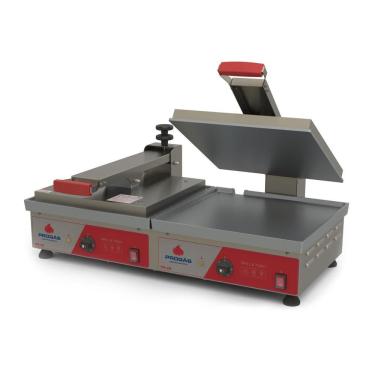 Imagem de Prensa Dupla Profissional Elétrica para Lanches PRA-45ED P42523 110V Cinza Progás