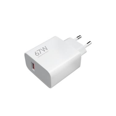 Imagem de Carregador Xiaomi MDY 15 ET Turbo para Dispositivos 67W Bivolt Usb a Branco 1 Unidade