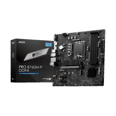 Imagem de Placa Mãe MSI PRO B760M-P DDR4 Intel LGA 1700