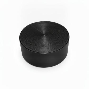 Imagem de Kit Porta-Copos Redondos Pretos com Suporte - - Comercial Luvi, preto
