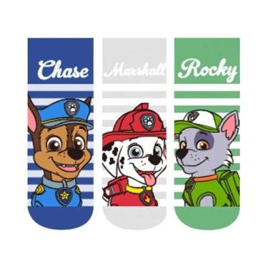 Imagem de Meias De Malha Paw Patrol Para Crianças, 3 Pares, Chase Marshall Rubbl