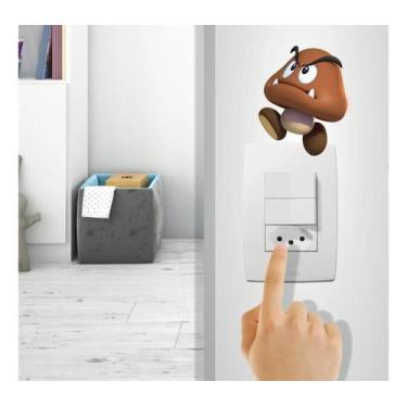 Imagem de Adesivo de Interruptor Mario Mod06 - Lojinha da Luc Adesivos
