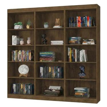 Imagem de Estante Livreiro Multiuso 12 prateleiras 1,71m Office Jequitiba J&A - 