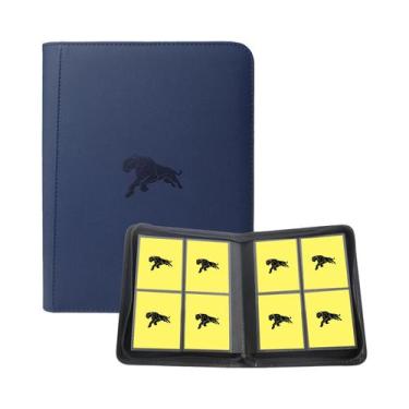 Imagem de Fichário De Cartas Colecionáveis Com 160 Cartas, 4 Bolsos, Abertura La