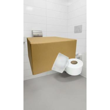 Imagem de Papel Higiênico Rolão Extra Luxo 8 Rolos 300m - Congratulations Store