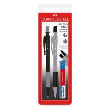 Imagem de Lapiseira 0.7mm Poly Slim Office Cinza e Preta SM/07SLIMOFCP233521 com