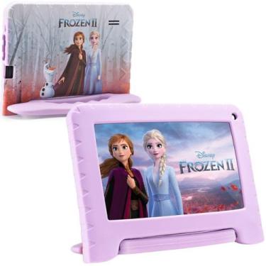 Imagem de Tablet Infantil Frozen Rosa 64GB Criança Wi Fi Netflix YouTu - MULTILA