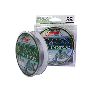 Imagem de Linha de Pesca Multifilamento Maruri Max Force 4X Cinza 0.36mm 50 Lb 300m