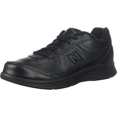 Imagem de New Balance Tênis de caminhada masculino 577 V1 com cadarço, Preto/preto, 11 Wide