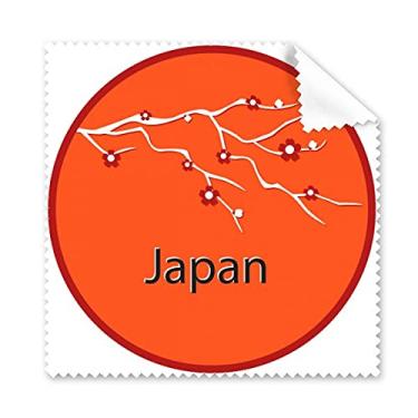 Imagem de Japan Culture Sakura Art Pattern pano de limpeza de tela de telefone limpador de óculos 5 peças
