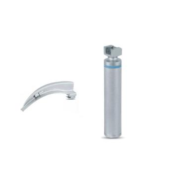 Imagem de Kit Laringoscópio Super Led + Cabo + 1 Lâmina Curva N.º4