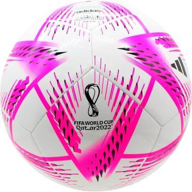 adidas Bola de futebol unissex para adultos da Copa do Mundo da FIFA Catar  2022 Al Rihla Club, Verde Sinal/Pantone/Preto, 5