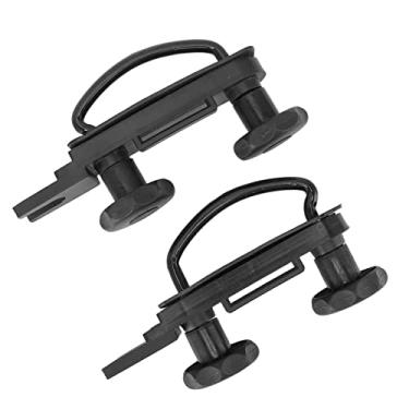 Imagem de Abraçadeiras universais em U para caixa de tejadilho - Parafusos para suporte de teto de carga - Kit de suporte de teto para suporte de carga - Acessórios para bagagem de teto leve pequenos para a maioria dos modelos