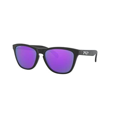 Imagem de Oakley OO9013 Frogskins Sunglasses+ Vision Group Accessories Bundle(Matte Black/ Prizm Violet (9013H6)