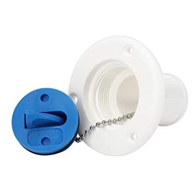 Imagem de Wosume Capa de água de plástico, capa de enchimento de plástico ABS 105g, iate de barco para conversão (branco)