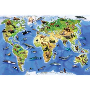 Imagem de Quebra-Cabeça Animais do Mundo Grow – 150 Peças