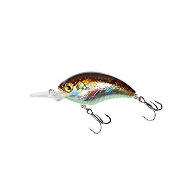 Imagem de Iscas de truta de água rasa de pesca Square Bill Crankisits Mergulho Corrida Crankbait Wobbler Baixo Preto 45F (04)