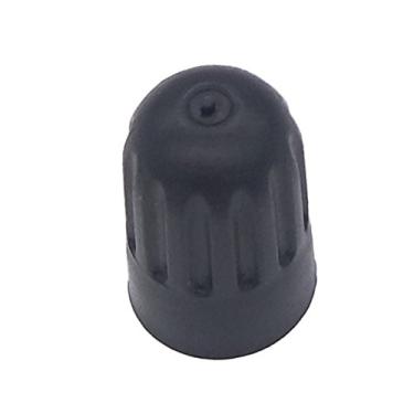 Imagem de JESBEN Black TPMS tampas longas de haste de válvula de pneu com selo de borracha para TR20008 10 Qtd.