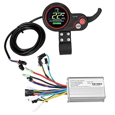 Imagem de Tingpai Controlador de motor sem escova com painel de controle à prova d'água LCD 24V-48V 350 W Kit de controlador sem escova pa scooter elétrico de bicicleta