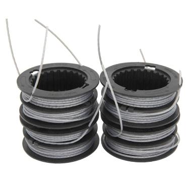 Imagem de Bobina de reposição SB00L00 para aparador de cordas compatível com Greenworks SB00L00 ST60V ST60V-T0 0,080 polegadas 80V suporte frontal carretel recargas de reposição carretel linha dupla 2901619 2906302