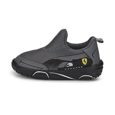 Imagem de PUMA Tênis infantil unissex Ferrari Bao Kart, Pérola fumê - Puma preto, 4 Toddler