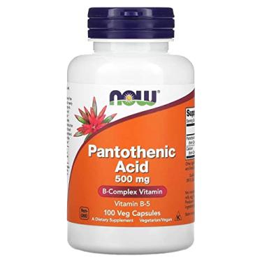 Imagem de NOW Foods - Ácido Pantotênico 500 mg - 100 Cápsulas vegetarianas
