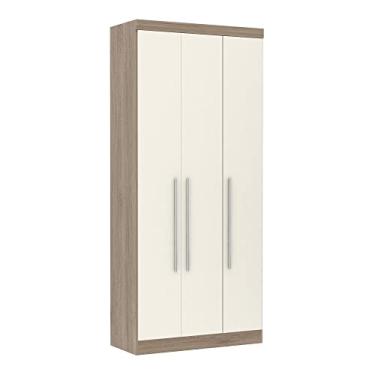 Imagem de Guarda Roupa 3 Portas 2 Gavetas Internas - Módulo Dormitório Master - Guarda Roupas Modulado Luciane Cor:Areia