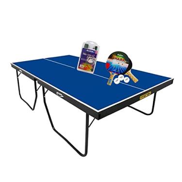 Imagem de MESA PING PONG MDF 25mm KLOPF 1090 + KIT 5055 + Rede Master 5034