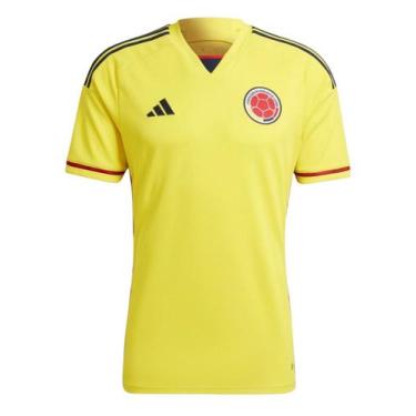 Imagem de Camiseta Adidas 1 Colômbia 22 Masculino - Amarelo
