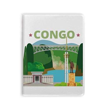 Imagem de Diário de capa macia com estampa de goma do Congo da City Statue Building