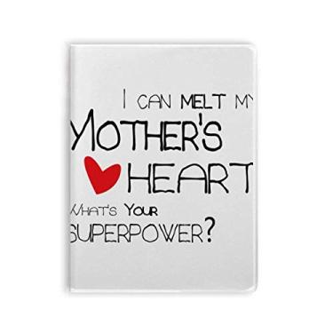 Imagem de Diário de capa macia I Can Melt My Mother's Heart Best Mom Love