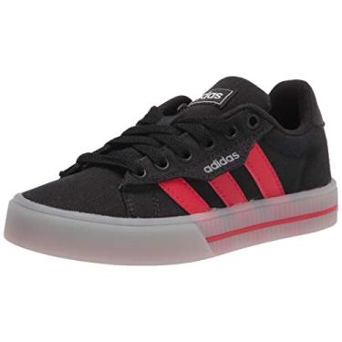 Imagem de adidas Tênis de skate infantil Daily 3.0, Preto/Preto/Cinza, 21